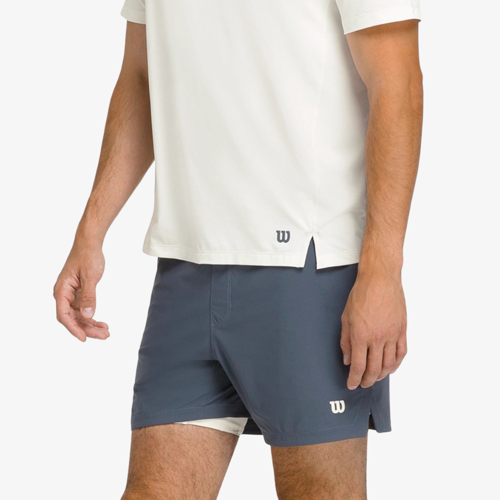 Quần Short Thê Thao Nam Wilson Set Point Short 5" Lined Dusk Blue - Ảnh 7