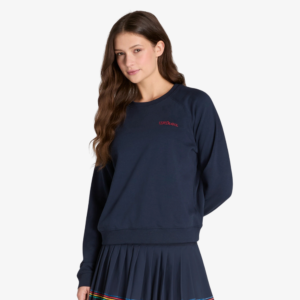 Áo Nỉ Thể Thao Nữ Wilson Classic Crew Navy