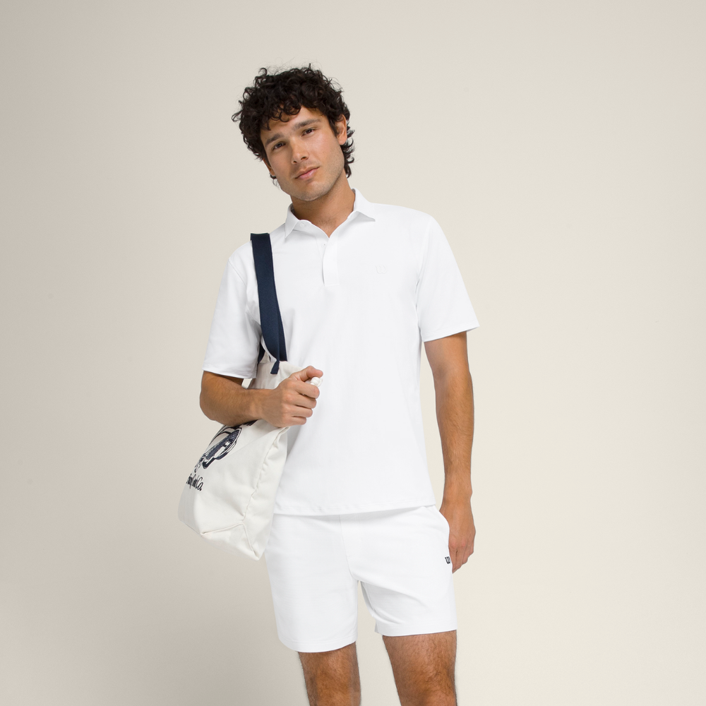 Áo Polo Nam Wilson Men Challengers Technical Polo Bright White - Ảnh 2
