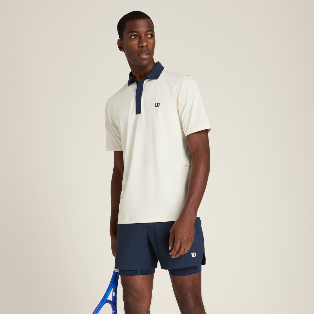 Áo Polo Nam Wilson Men Challengers Technical Polo Sandrift - Ảnh 2