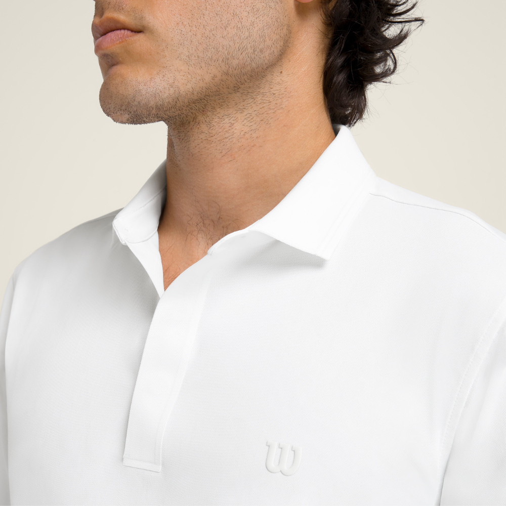 Áo Polo Nam Wilson Men Challengers Technical Polo Bright White - Ảnh 5