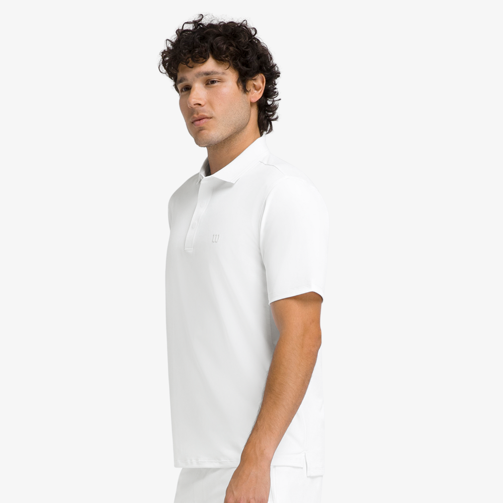 Áo Polo Nam Wilson Men Challengers Technical Polo Bright White - Ảnh 3