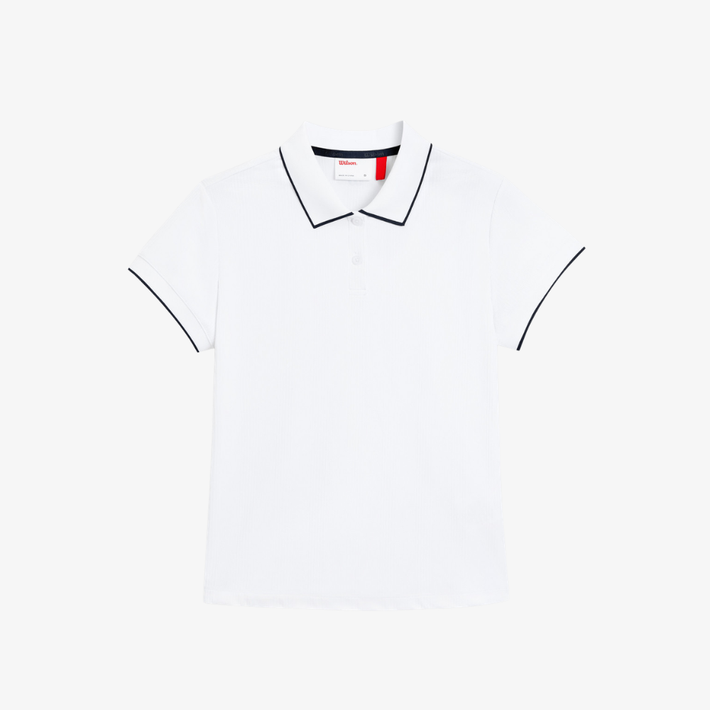 Áo Polo Nữ Wilson Groundstroke Polo Bright White - Ảnh 2