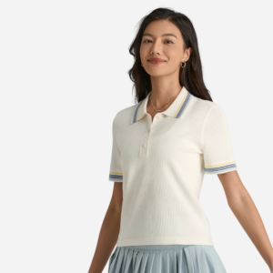 Alternative view of Áo Polo Nữ Wilson Women's Addison Knit Polo Sandrift
