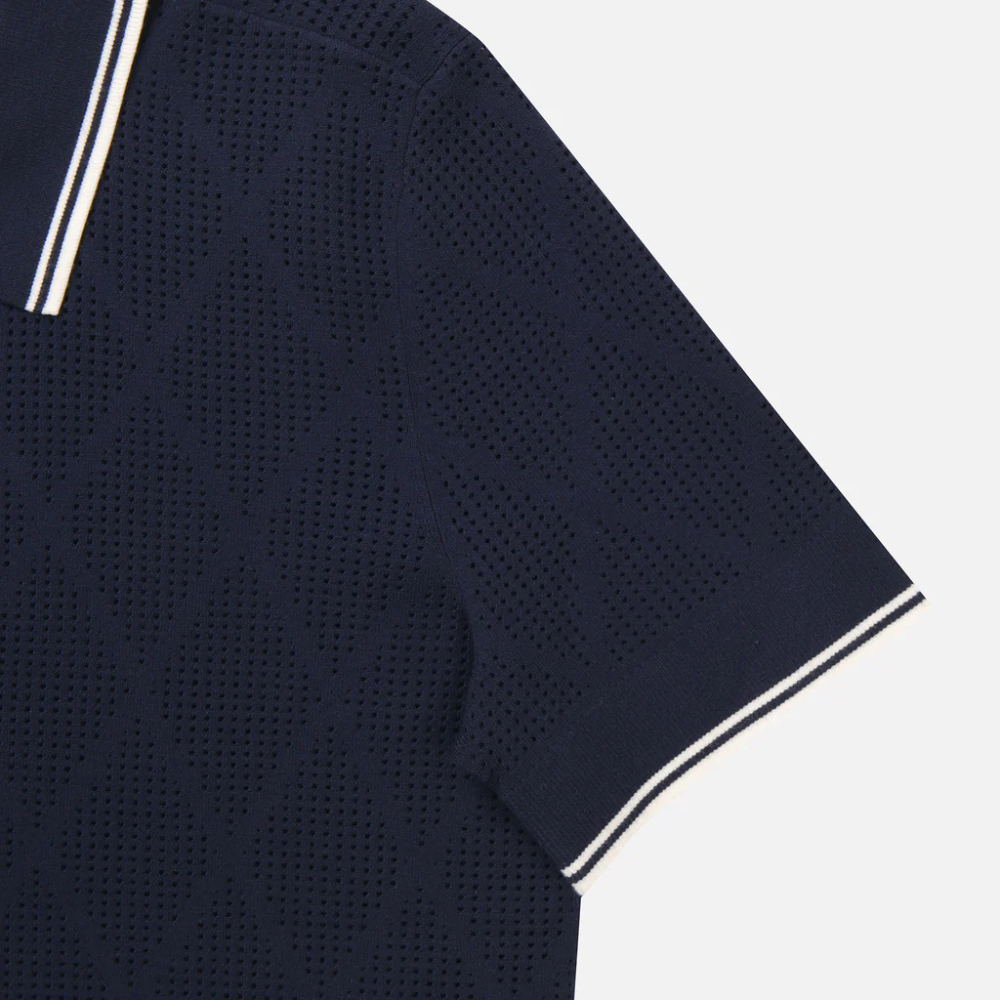 Áo Polo Nữ Wilson Women's Addison Knit Polo Classic Navy - Ảnh 3