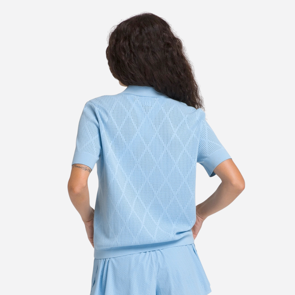 Áo Polo Nữ Wilson Women's Addison Knit Polo Airy Blue - Ảnh 2