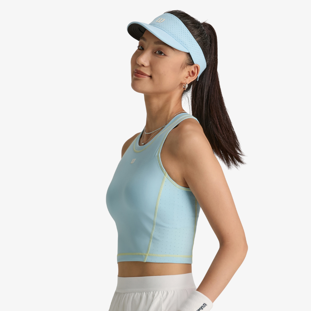 Áo Tank Top Thể Thao Nữ Wilson Women Bodyline Tank Airy Blue