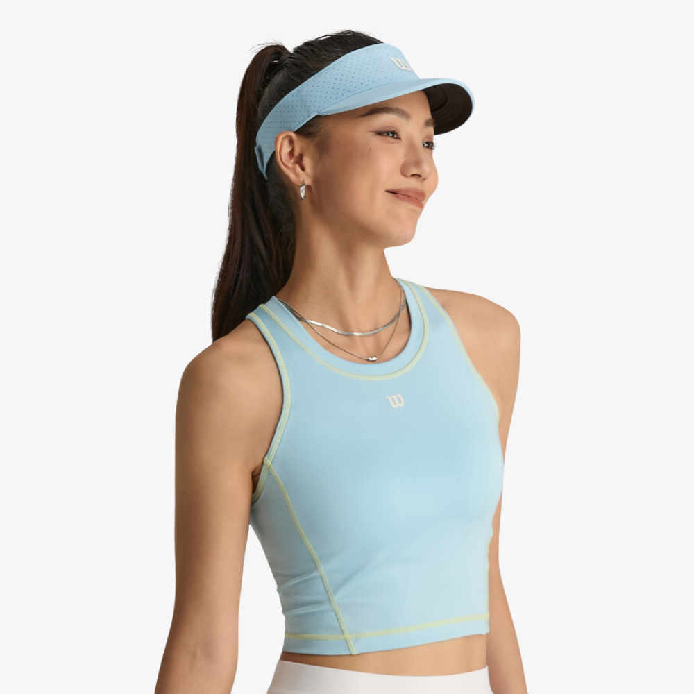 Áo Tank Top Thể Thao Nữ Wilson Women Bodyline Tank Airy Blue - Ảnh 3