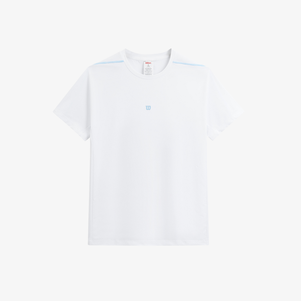 Áo Thun Nam Wilson Daily Court Tee V2 Bright White - Ảnh 5