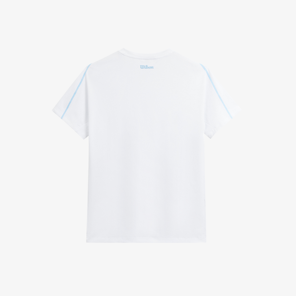 Áo Thun Nam Wilson Daily Court Tee V2 Bright White - Ảnh 7