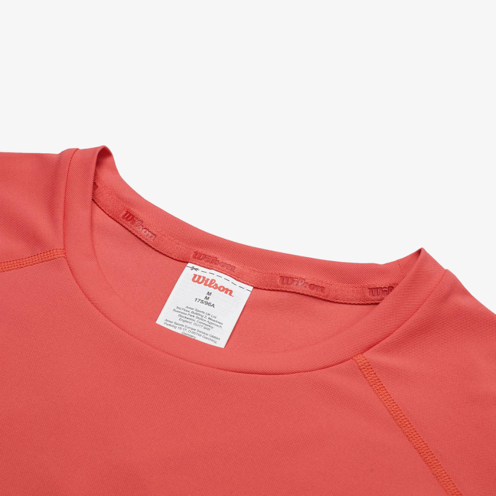 Áo Thun Nam Wilson Daily Performance Tee Washed Red - Ảnh 5
