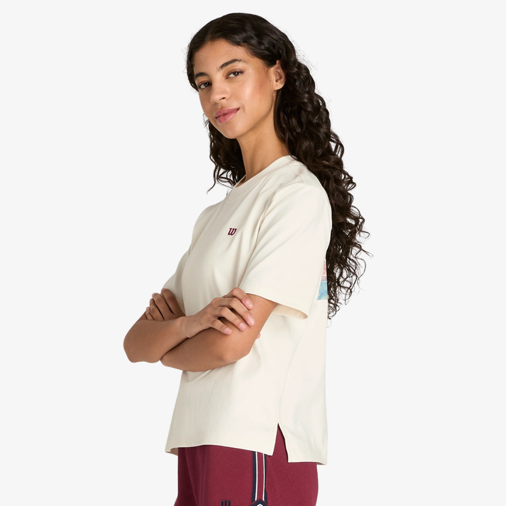 Chia sẻ Chia sẻ Áo Thun Nữ Wilson Modern Tee Sandrift - Ảnh 5