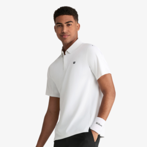 Alternative view of Wilson Daily Court Polo Sport Áo Polo Nam White