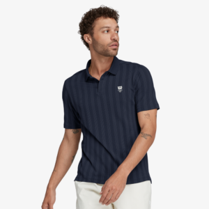 Wilson Game Point Seamless Áo Polo Nam Classic Navy