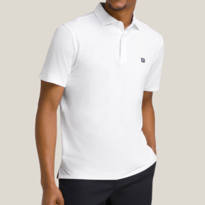 Wilson Men League Polo Áo Polo Nam Black White