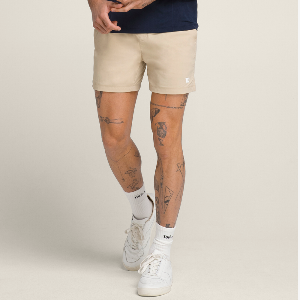 Wilson Tennis Volley Short 6" Quần Short Nam Safari