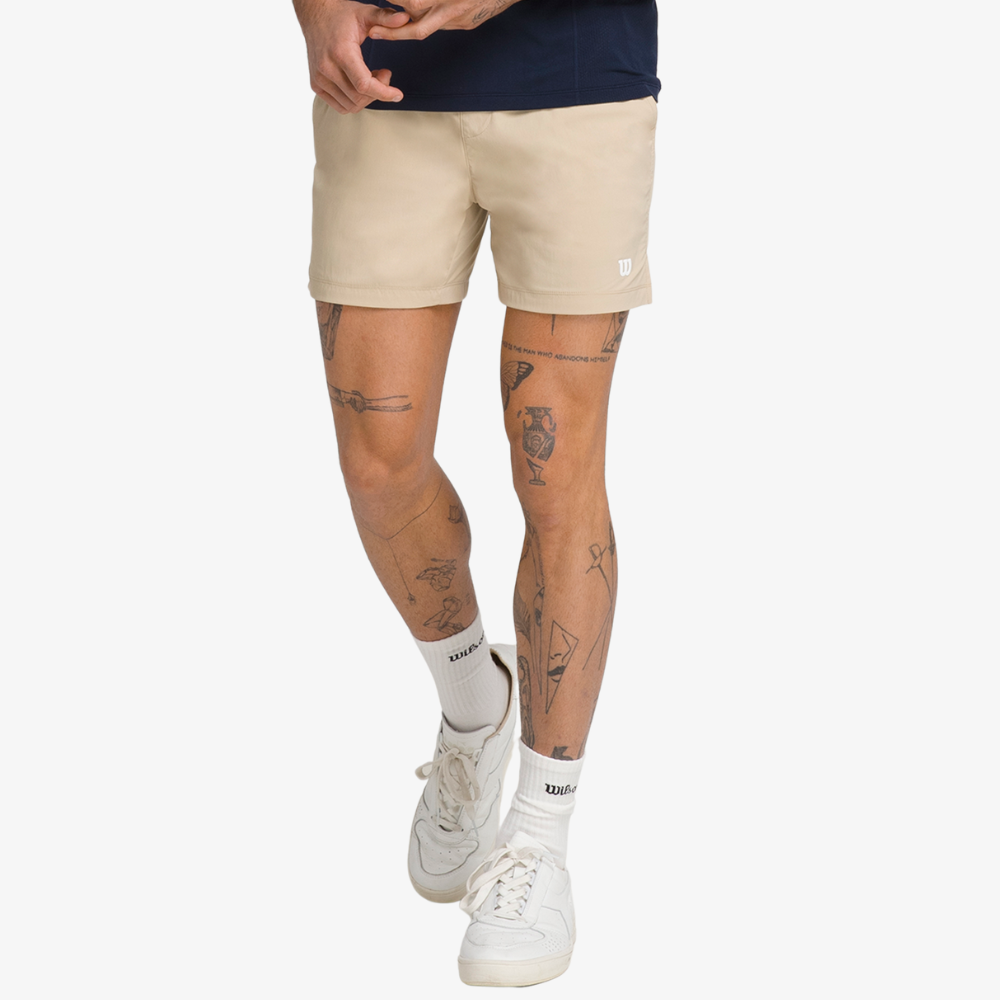 Wilson Tennis Volley Short 6" Quần Short Nam Safari - Ảnh 10