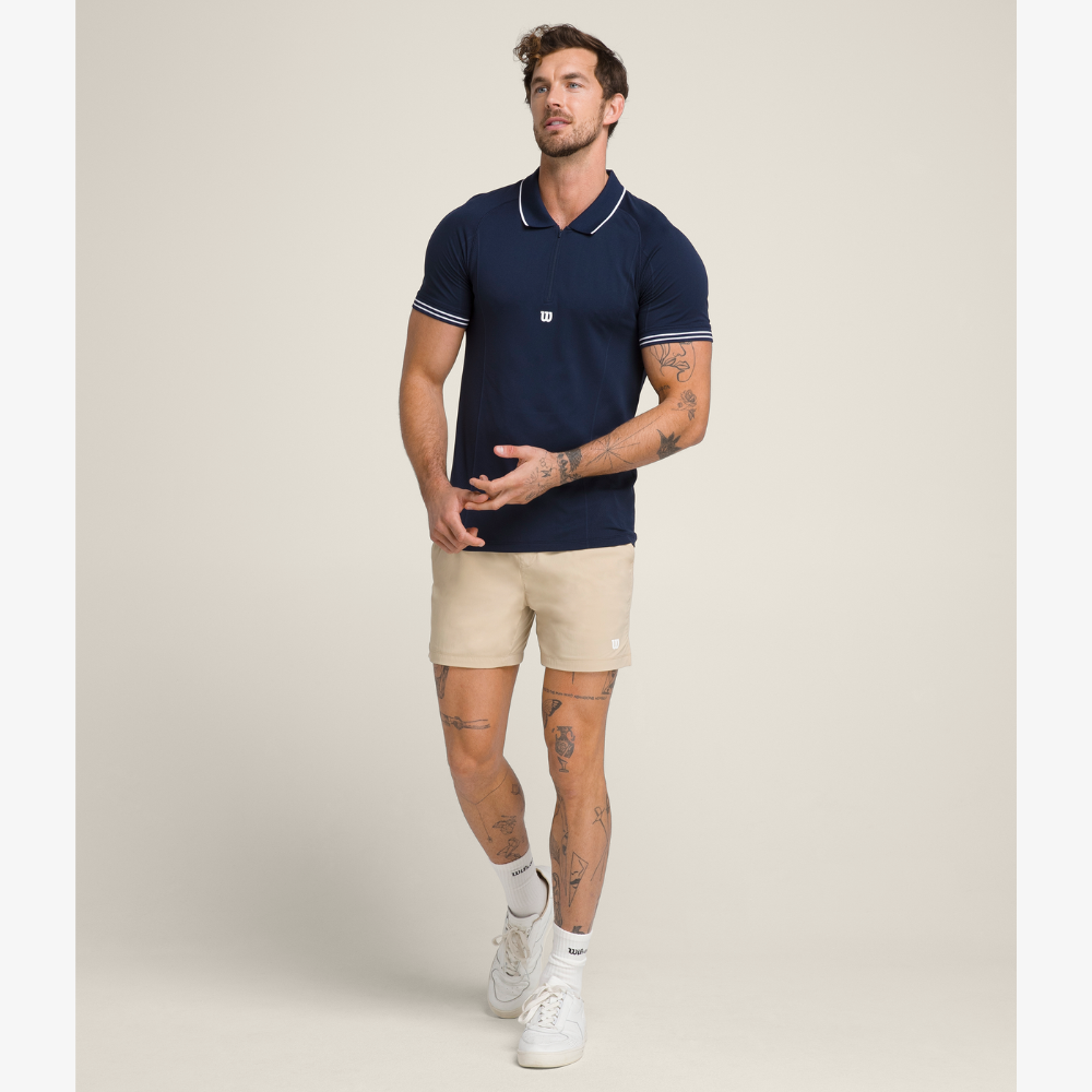 Wilson Tennis Volley Short 6" Quần Short Nam Safari - Ảnh 4
