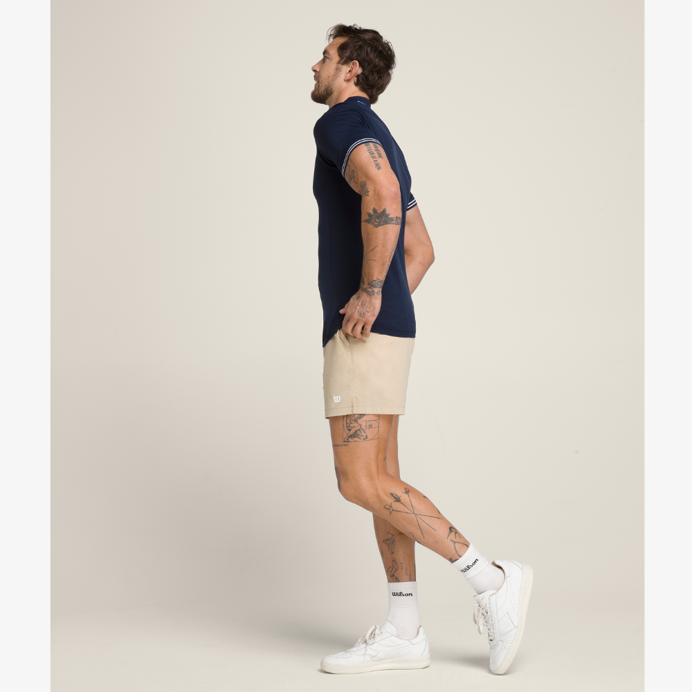 Wilson Tennis Volley Short 6" Quần Short Nam Safari - Ảnh 9