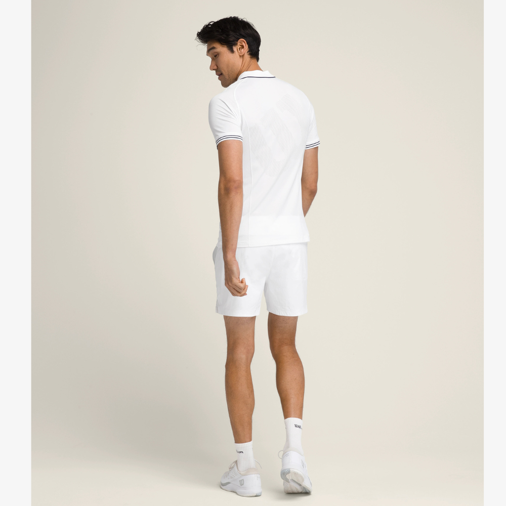 Wilson Tennis Volley Short 6" Quần Short Nam White - Ảnh 3