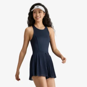Alternative view of Váy Thể Thao Nữ Wilson Pleated Mesh Romper Classic Navy