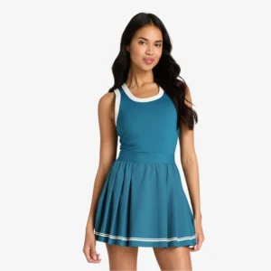 Váy Liền Thể Thao Nữ Wilson Women Contrast Scoop Neck Dress Blue