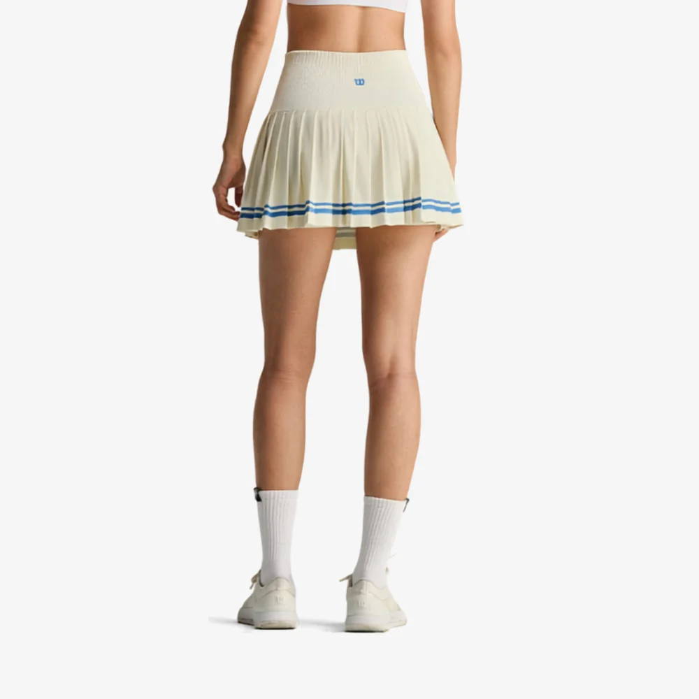 Chân Váy Nữ Wilson Women Midtown Tennis Skirt White Blue - Ảnh 4