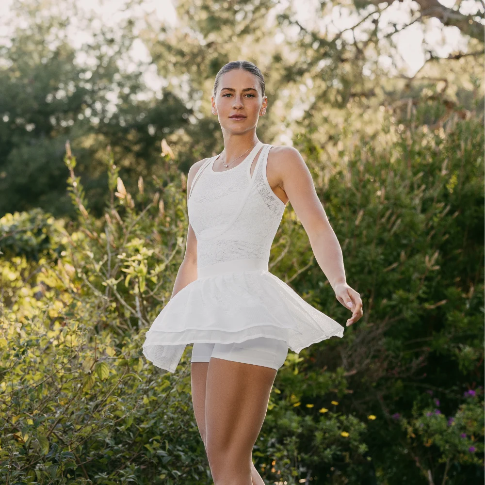 Váy Thể Thao Nữ Wilson Marta Dress 2.0 White - Ảnh 10