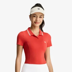 Áo Polo Nữ Wilson Women's Ball Sense SS Polo Red