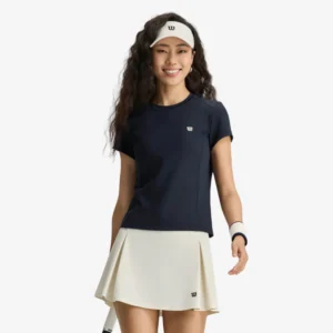 Áo Thể Thao Nữ Wilson Body Line SS Tee Classic Navy