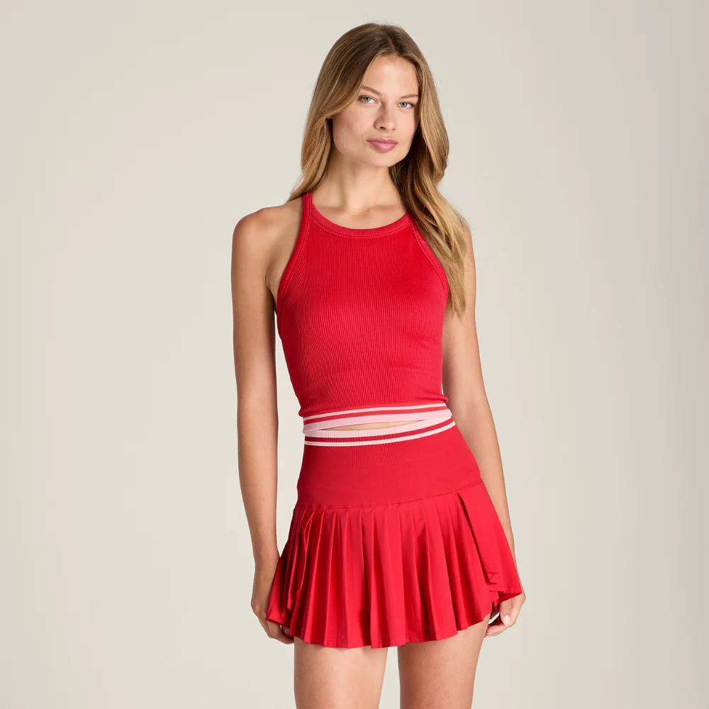 Váy Thể Thao Nữ Wilson Women Midtown Wrap Tennis Skirt Varsity Red - Ảnh 3